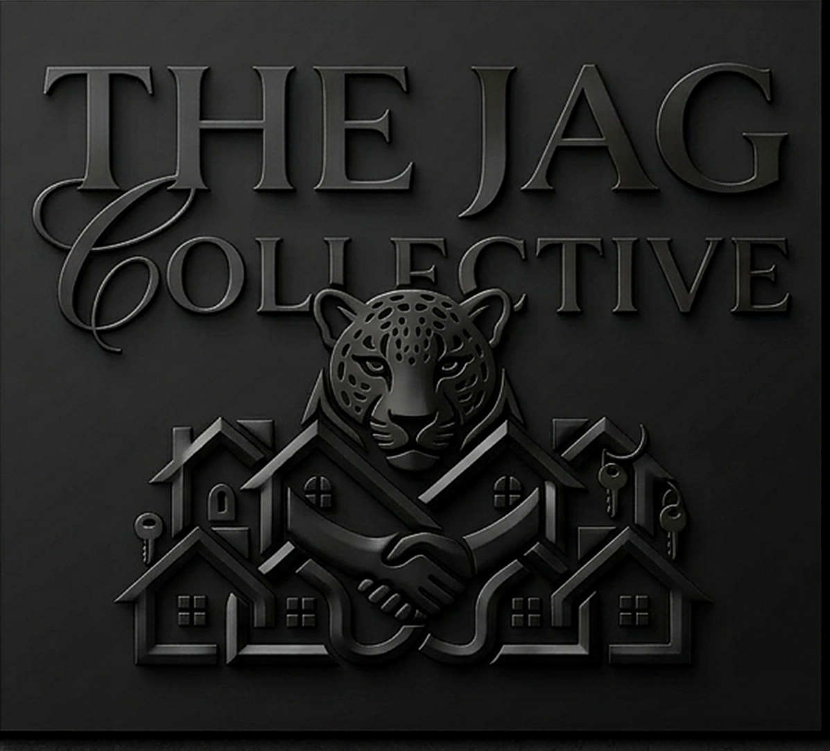 The Jag Collective — emblem of a jaguar and interlocking homes